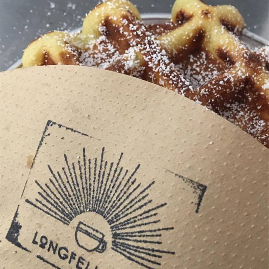 Waffles return to Longfellows for one day only to celebrate the Cambridge coffee shop and Lamplighter Brewing Co.'s first year