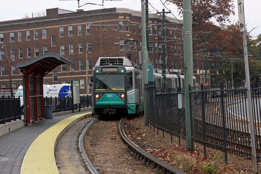 The green line rolls in