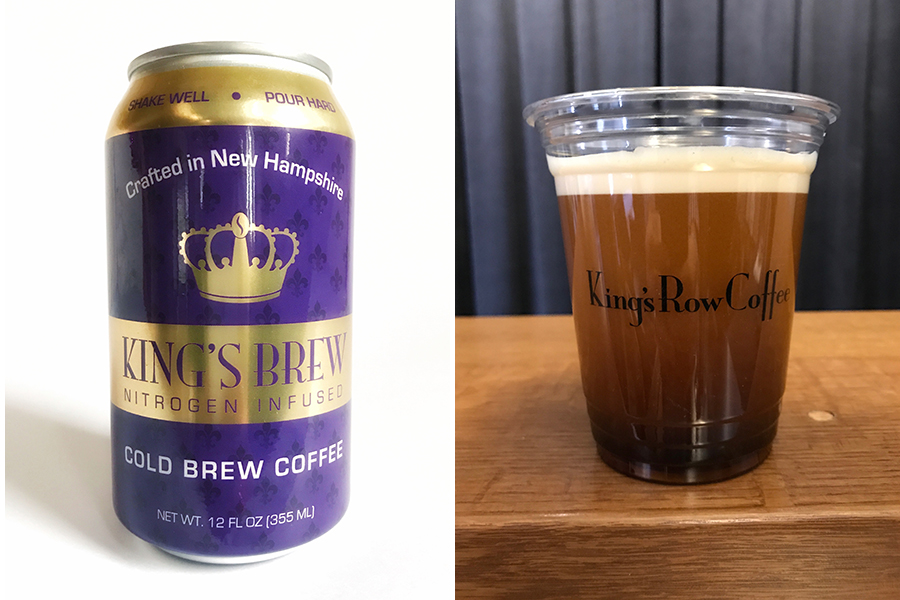 King's Row Coffee sells nitro cold brew in cans, and on draft at 401 Park in Fenway