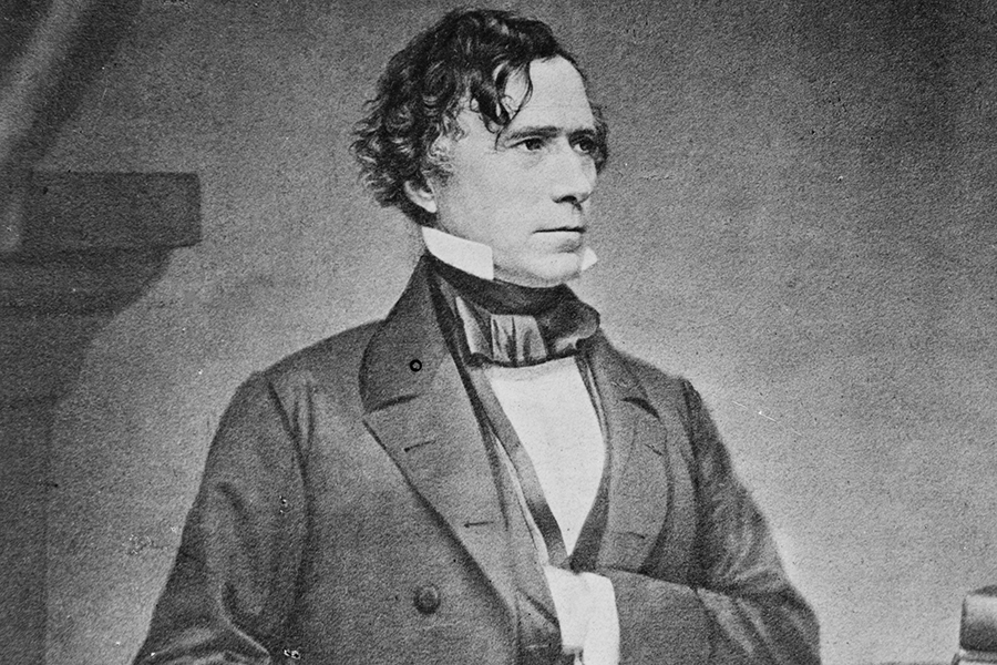 Portrait du président Franklin. Pierce