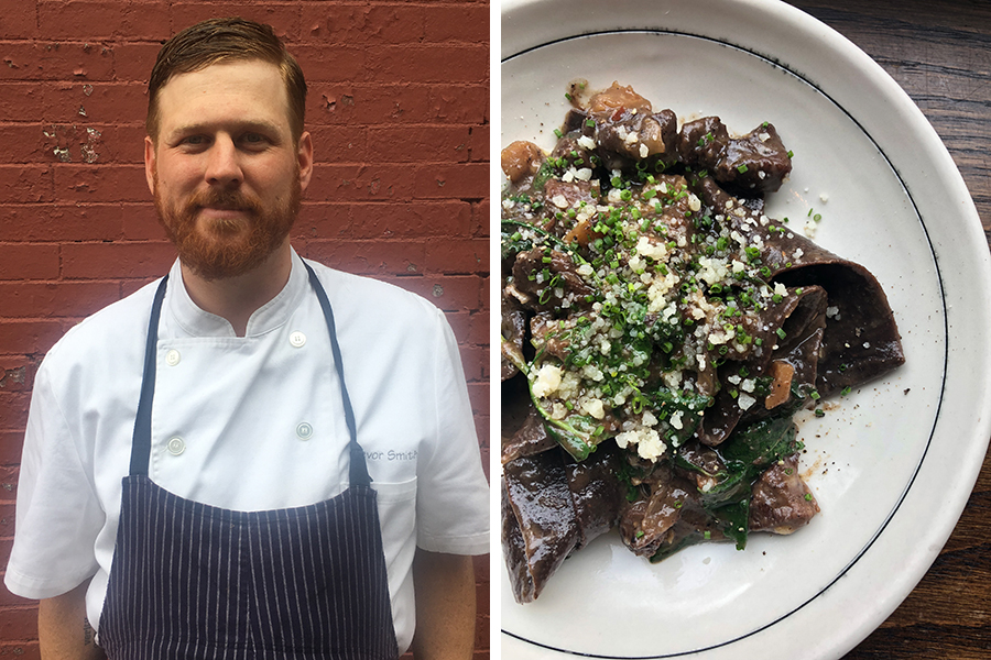 Trevor Smith is leaving his post as chef de cuisine at Coppa after this weekend, with specials like cocoa pappardelle, with red wine braised boar, parsnip and parmigiano