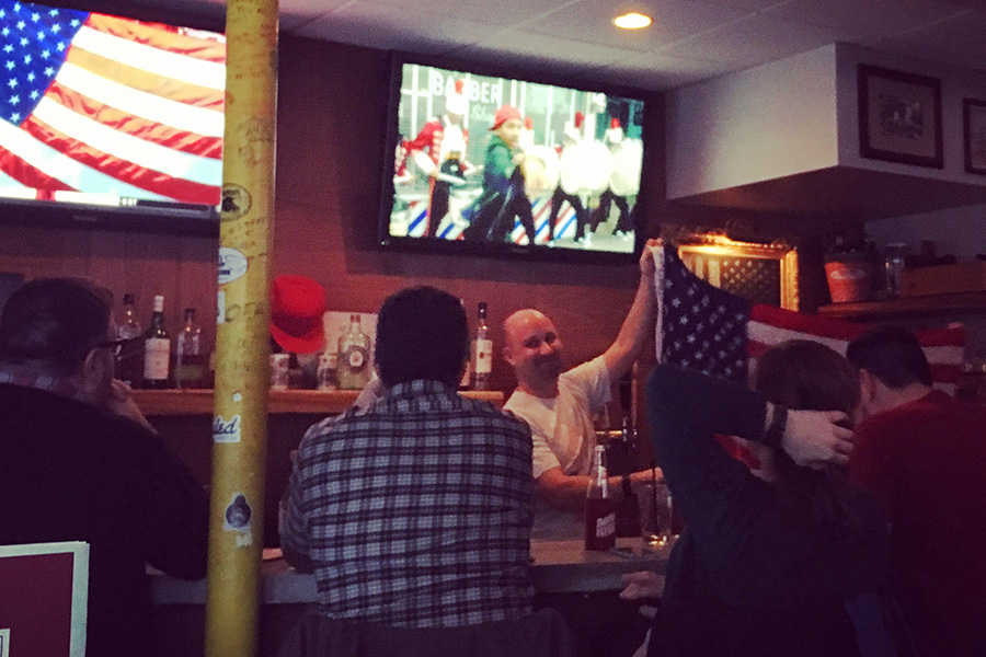 Parlor Sports, during a U.S. Men's soccer game