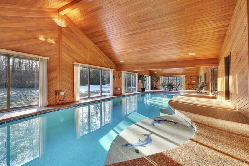 homes for sale with indoor pool near me