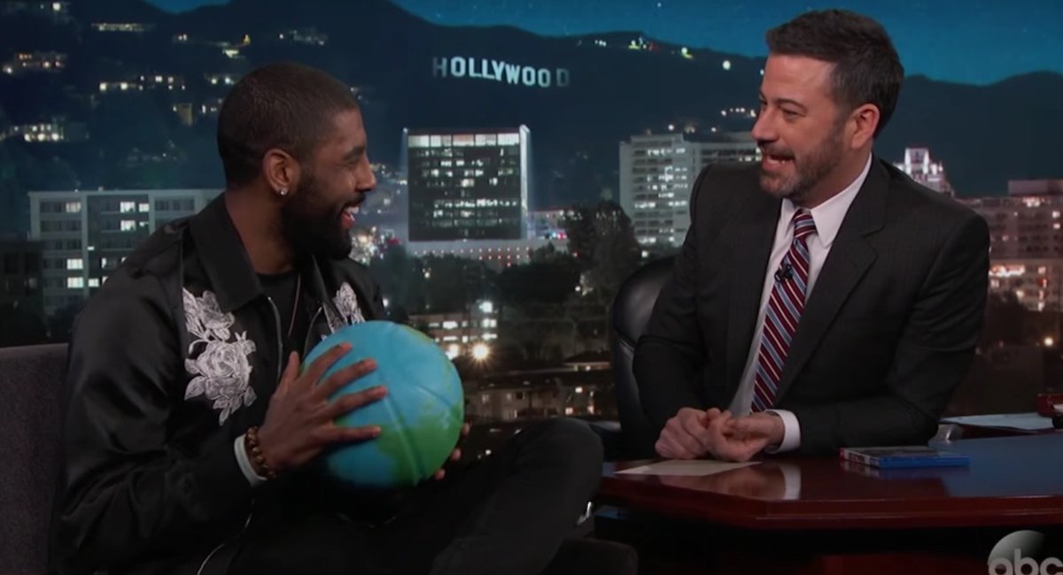 kyrie thinks the earth is flat