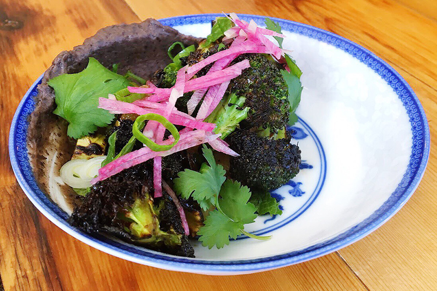 Black bean and broccoli from Mei Mei's new small plates menu