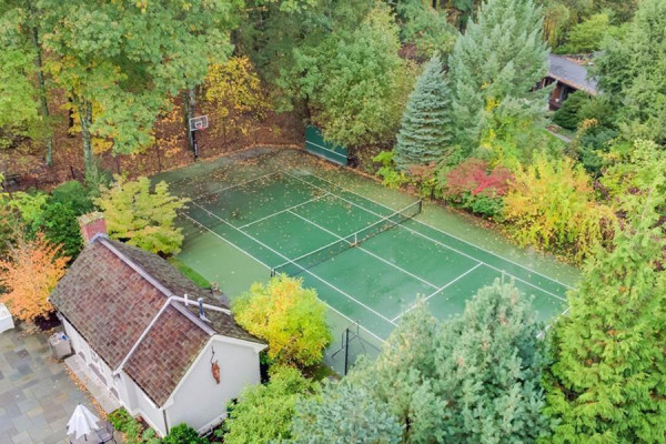 Five Mansions for Sale with Tennis Courts