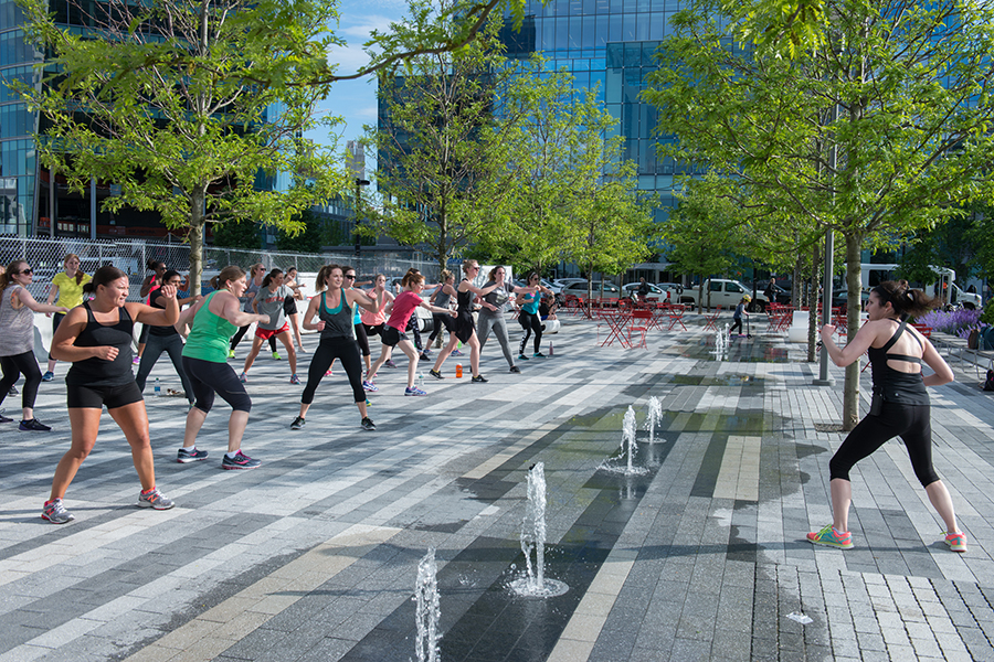 Yoga at Seaport Sweat