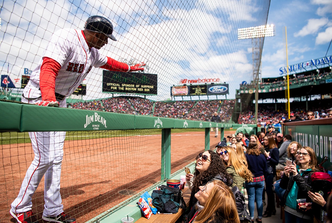 Views from the Dugout: New Jim Beam Dugout Offers Best Seats in Fenway