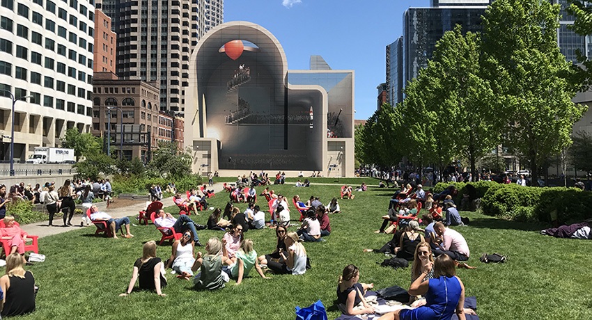 Downeast Cider Has an Open-Air Bar at Dewey Square on the Greenway