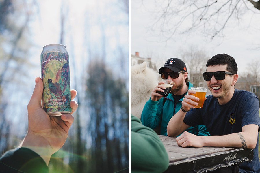 Photos from Lamplighter Brewing Co.'s outdoor beer garden in 2017, near its Broadway brewery.