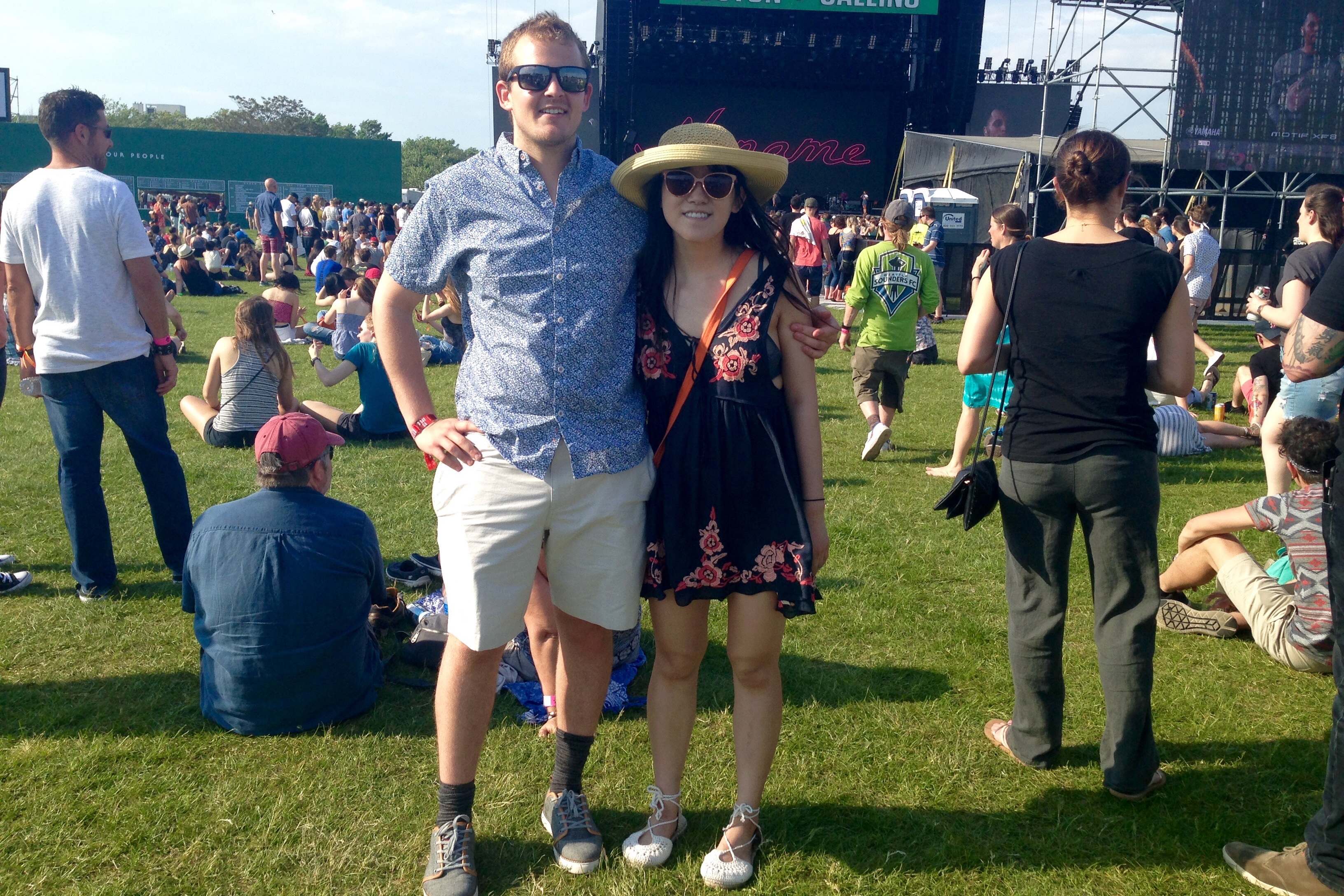 Jessica and Greg loved watching Mac DeMarco crowd surf last year