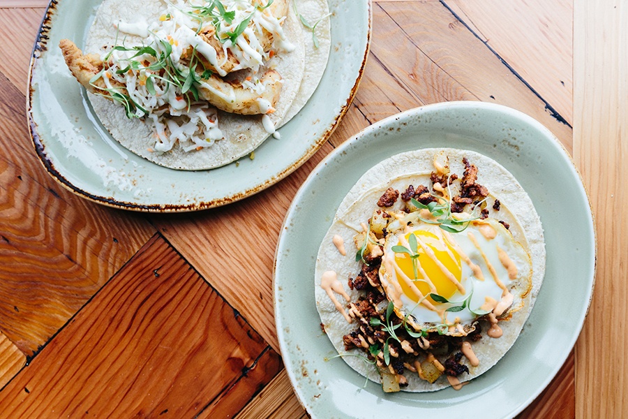 Tacos at Burro Bar South End