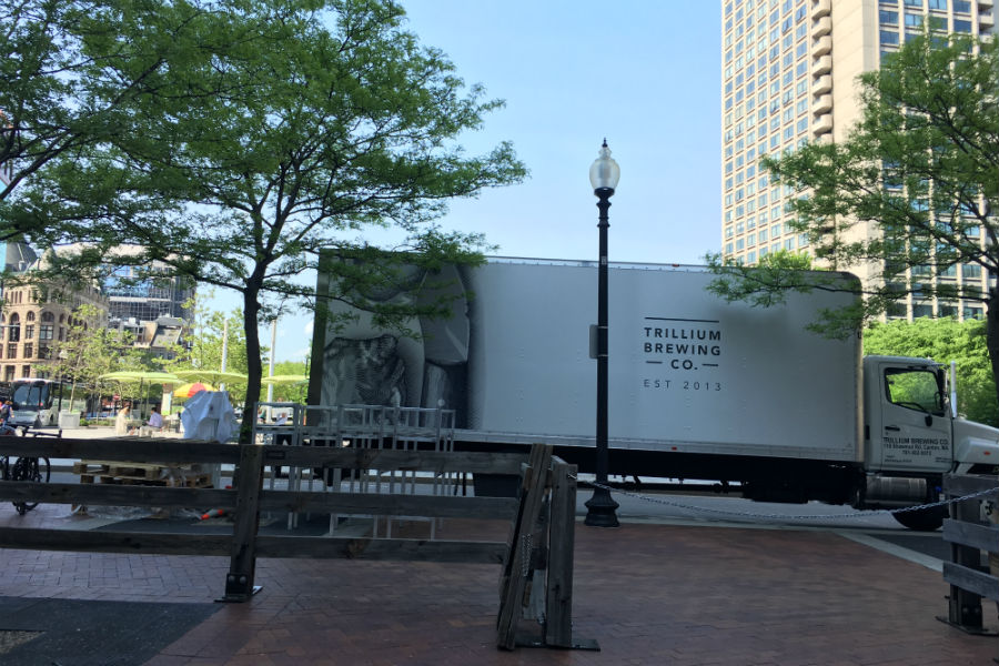 Beer has arrived at the Trillium Garden