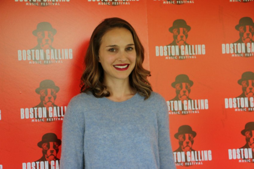 Natalie Portman smiles