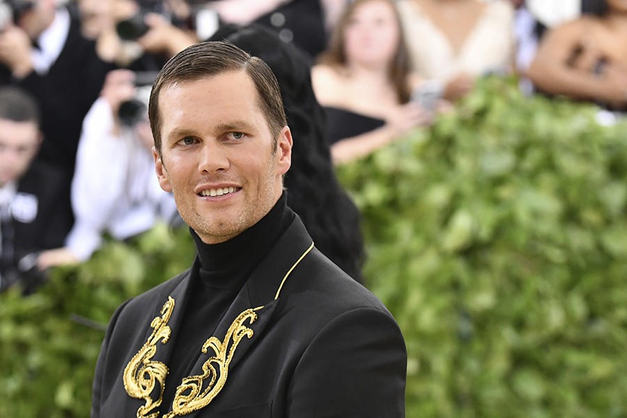 Tom Brady attends The Metropolitan Museum of Art's Costume Institute benefit gala celebrating the opening of the Heavenly Bodies: Fashion and the Catholic Imagination exhibition on Monday, May 7, 2018, in New York. 