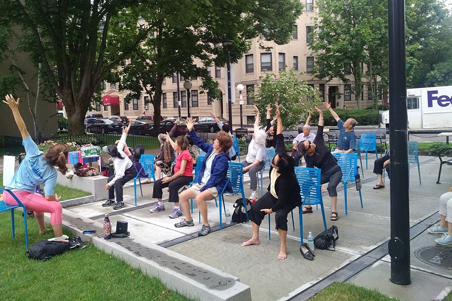 Chair yoga