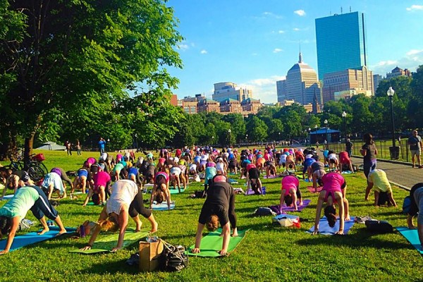 The Boston Parks 2018 Summer Fitness Series Schedule Is Out