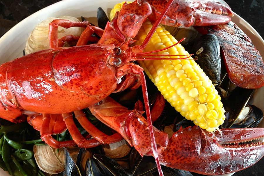 Lobster bake at Legal Sea Foods