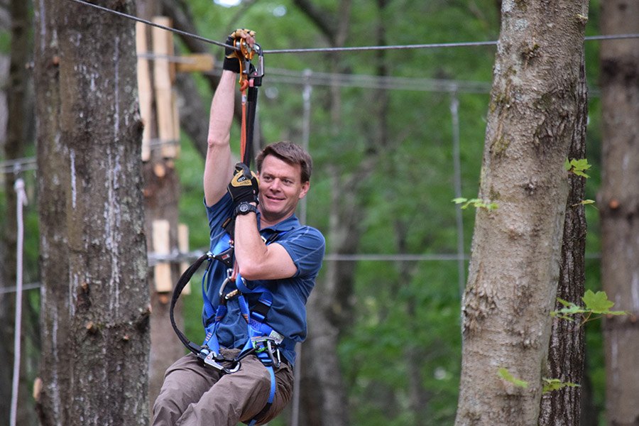 zip lining