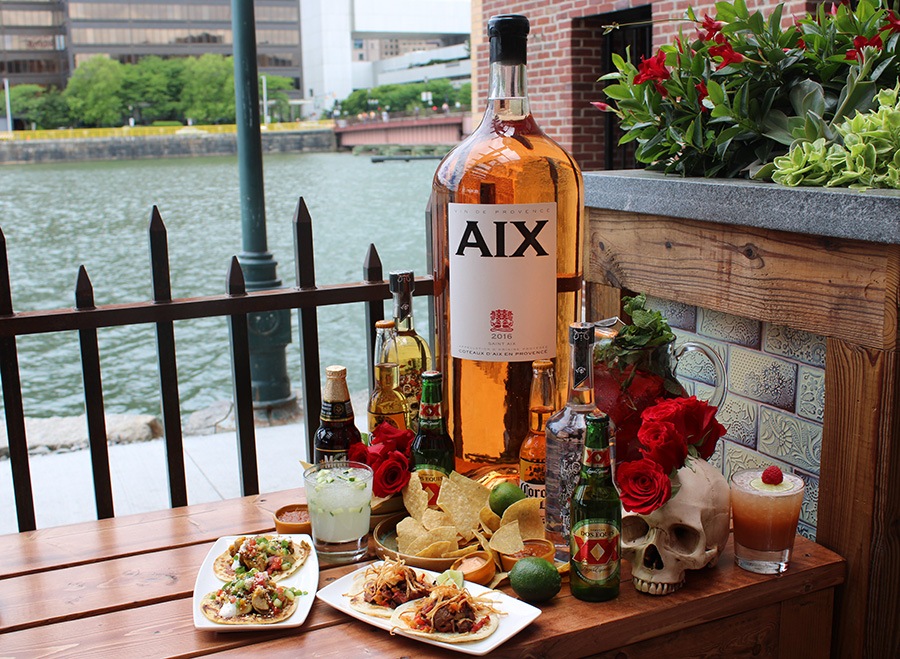 $5 rose and snacks to celebrate Cinco de July at Lolita Fort Point