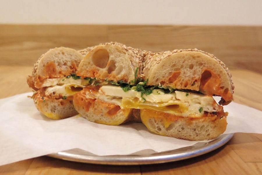The Ultimate Bagel Breakfast Sandwich - Little Sunny Kitchen