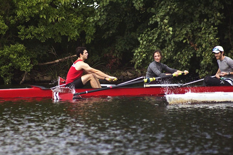 rowing the charles river 
