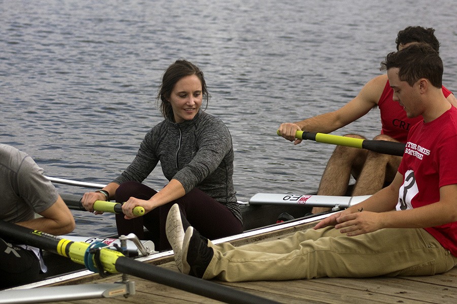 rowing the charles river 