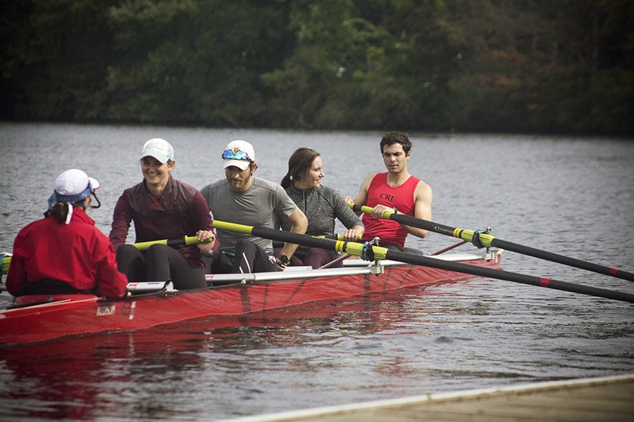 rowing the charles river