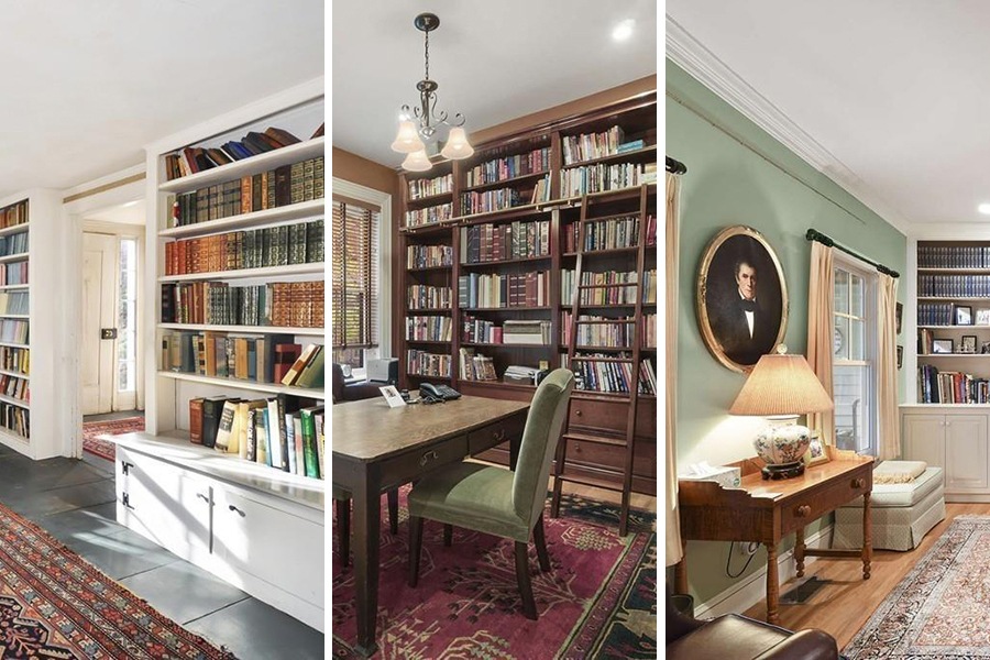 10 Houses for Sale with Cozy Libraries