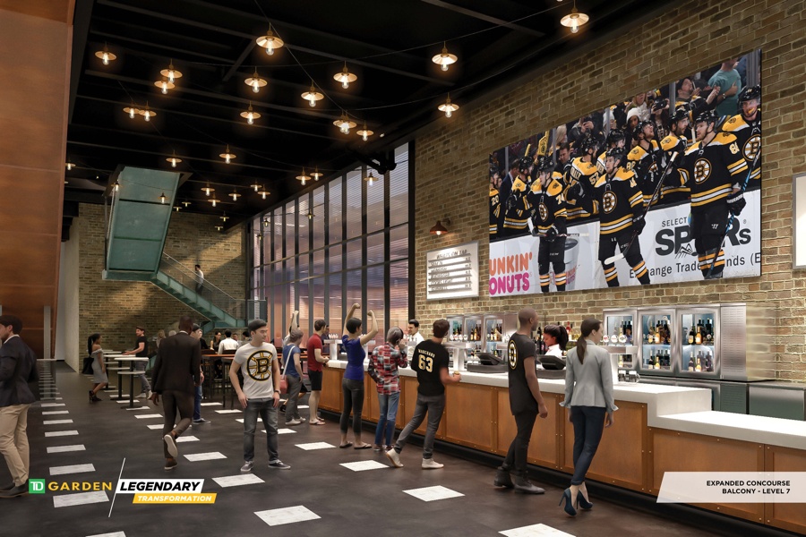 TD Garden renovation rendering