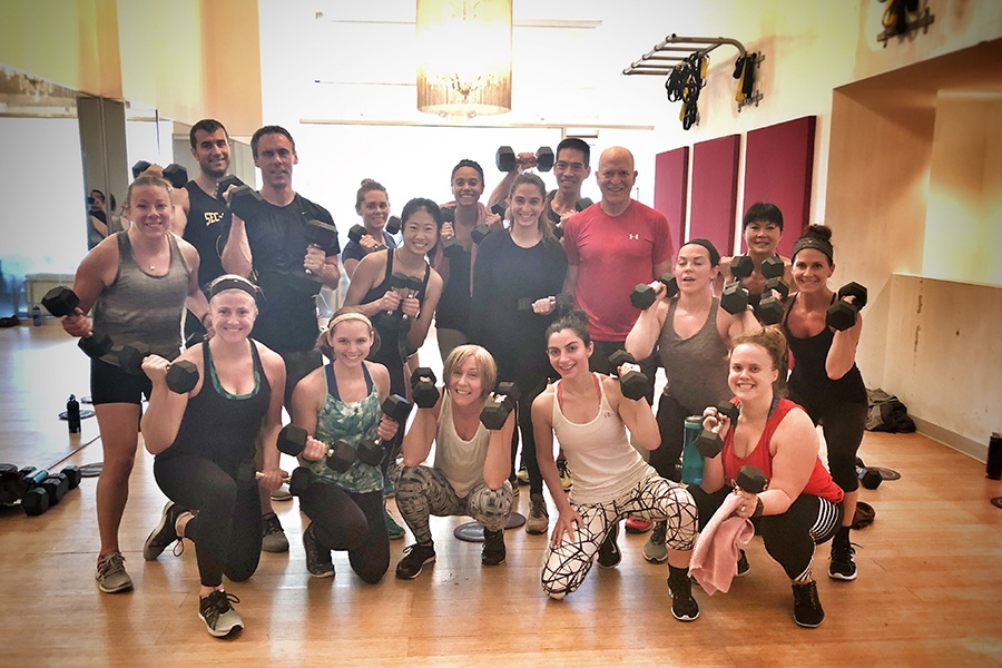 Thanksgiving fitness classes in Boston