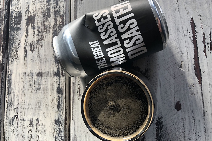 The Great Molasses Disaster imperial stout by Backlash Beer Co.