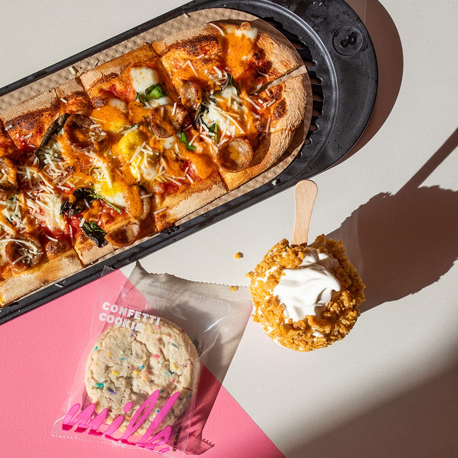 Save room at Harvard Square's newest restaurant for &pizza and dessert from Milk Bar