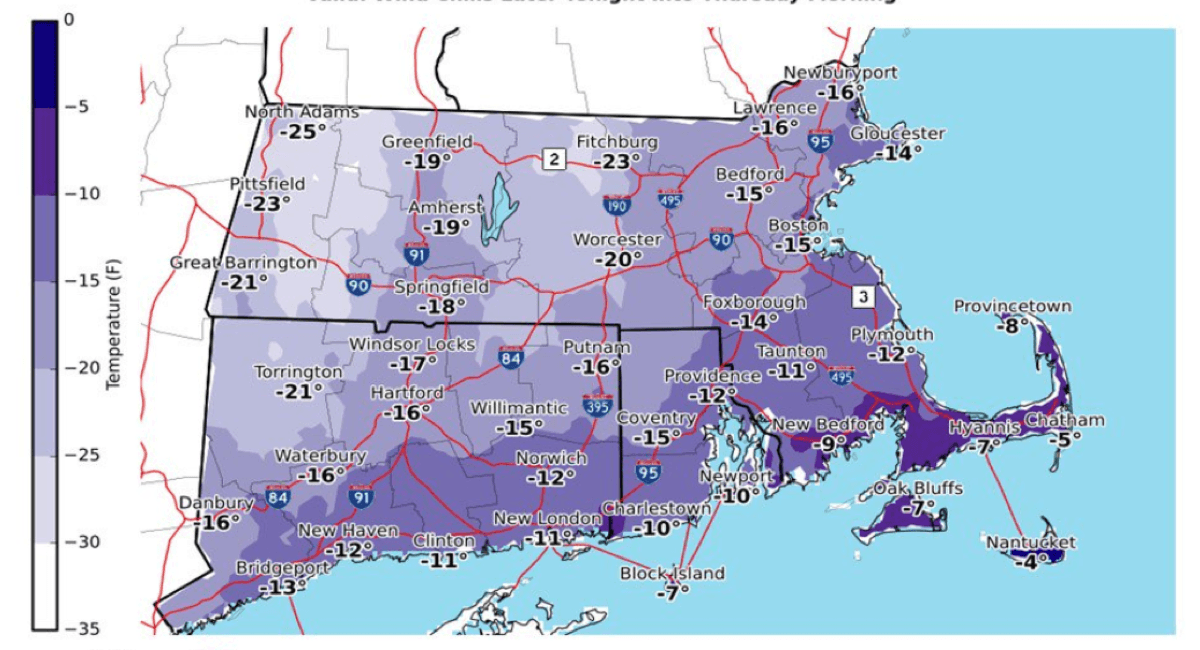 Snow Squalls And Bitter Cold: How We'll Feel The Polar Vortex In Boston