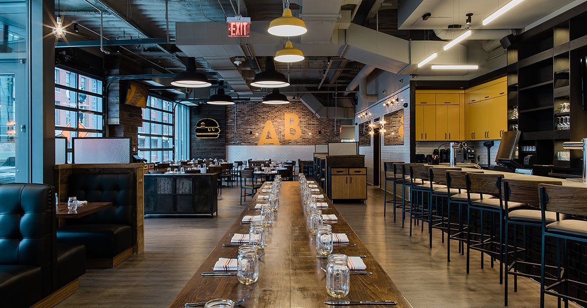 Look Inside A&B Burgers, Opening This Week in Boston