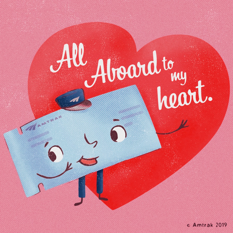 amtrak valentine