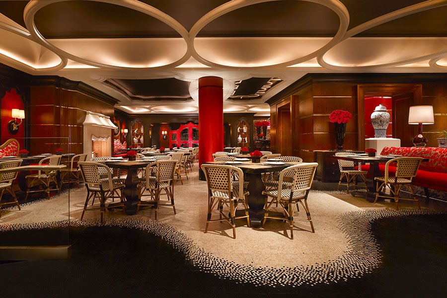 Red 8, an upscale Chinese restaurant at Wynn Casino in Las Vegas