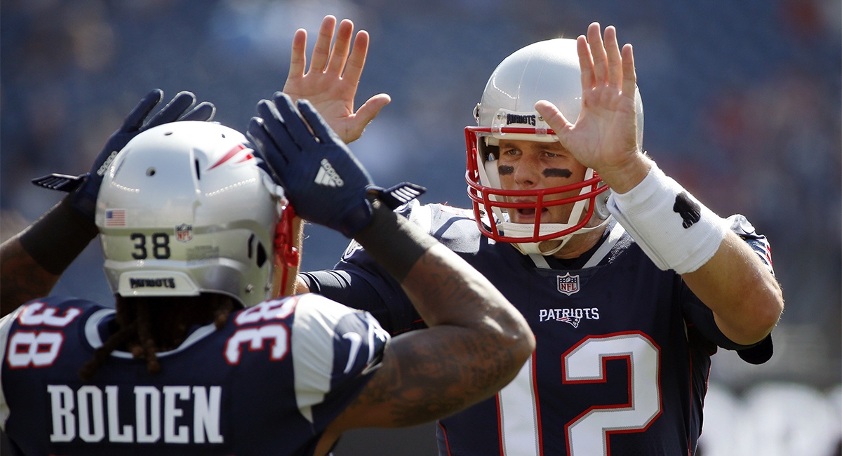 Tom Brady Is Extremely Amped to Have Brandon Bolden Back