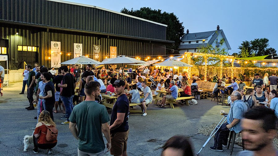 Night Shift Brewing Beer Gardens Opening