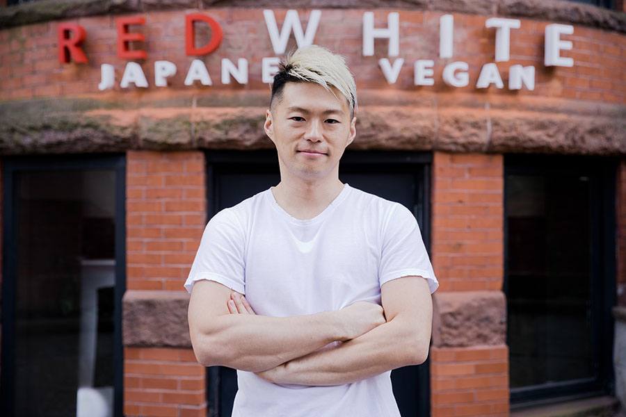 Red White Japanese Vegan founder Toc Kobayashi