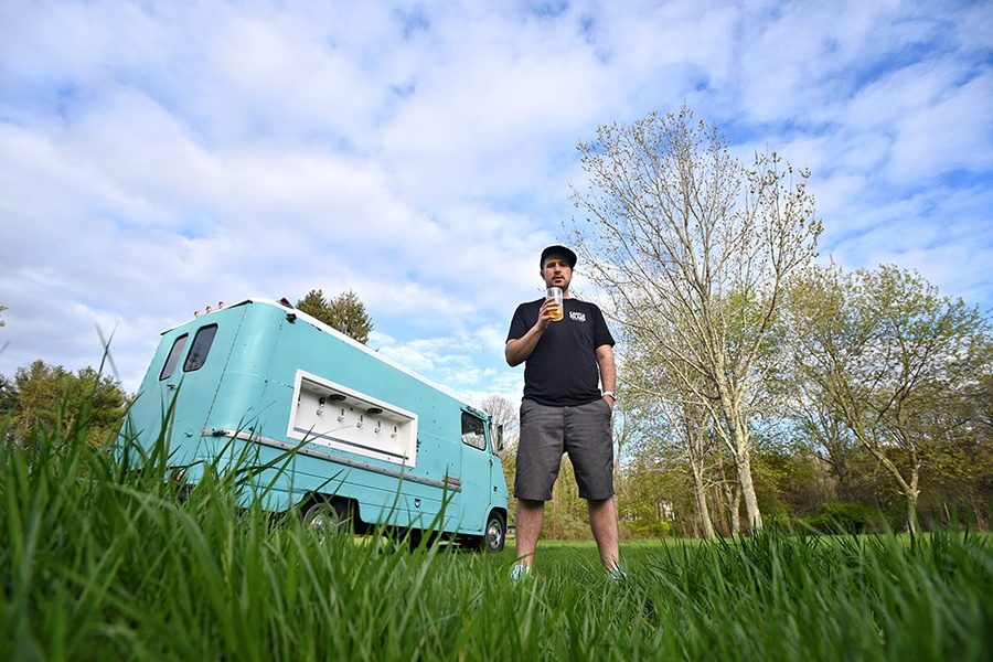 Tapped Beer Truck and its founder, chef Avi Shemtov