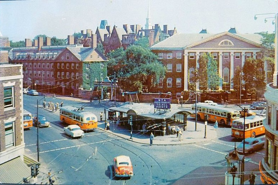 Harvard Square newstand