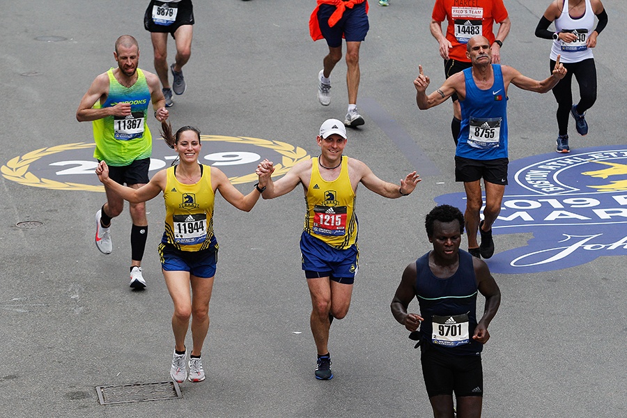 2019 Boston Marathon Finisher for Light Color Item' Women's T