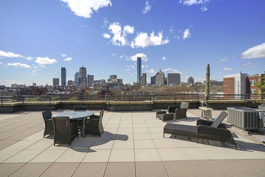 south end loft skyline view