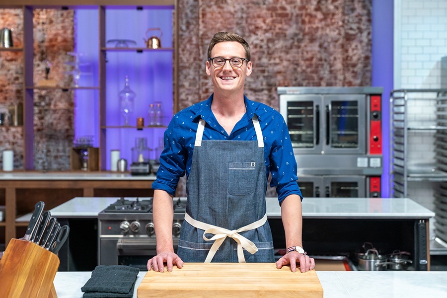 Cambridge pastry chef and contestant Joshua Livsey, as seen on Best Baker in America, Season 3