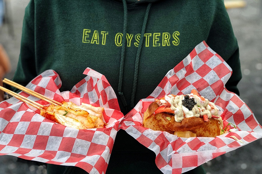 Highroller Lobster rolls and "lobby pops"