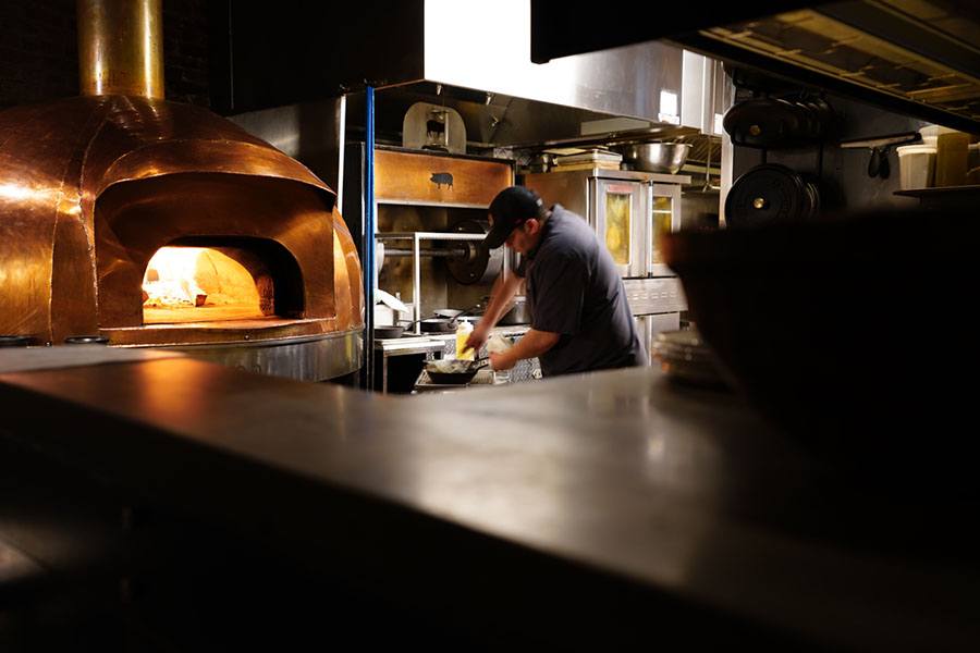 The wood-fired grill is alight once again at Moody's Backroom