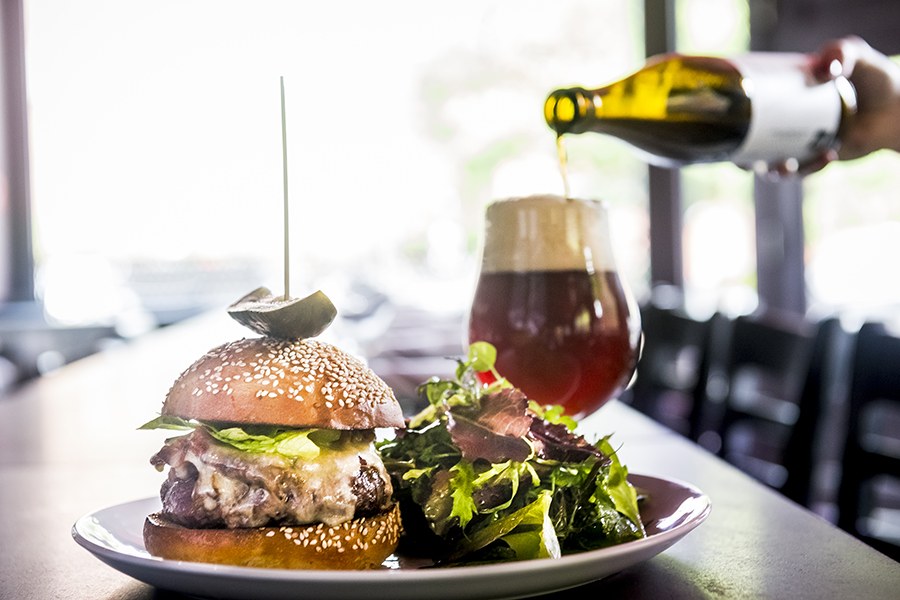 Burgers and beer pairings at the Butcher Shop