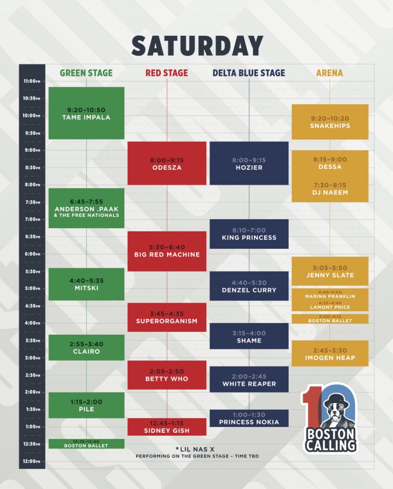 The Boston Calling 2019 Set Times Are Here, So Plan Carefully