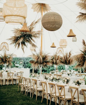 Pampas Grass Made These Four Floral Displays All the More Gorgeous